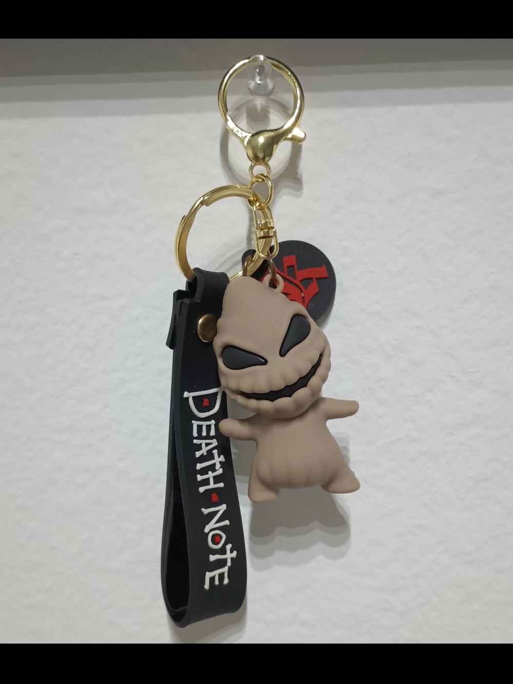 OOGIE BOOGIE NIGHTMARE BEFORE CHRISTMAS KEYCHAIN WITH WRIST STRAP